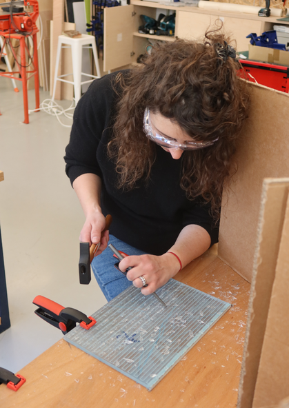 Atelier travail du verre, Sofia Shazak © Le JAD 